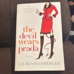 Prada Red and White Book Cover